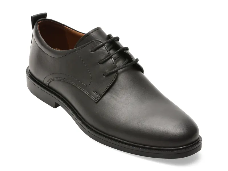 Pantofi eleganti BITE THE BULLET negri, RM109, din piele naturala