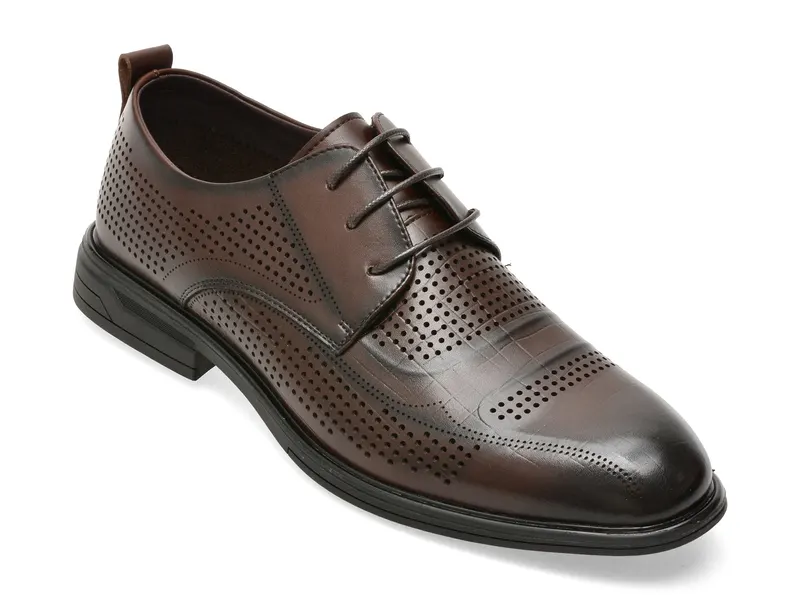 Pantofi eleganti BITE THE BULLET maro, 25C2118, din piele naturala