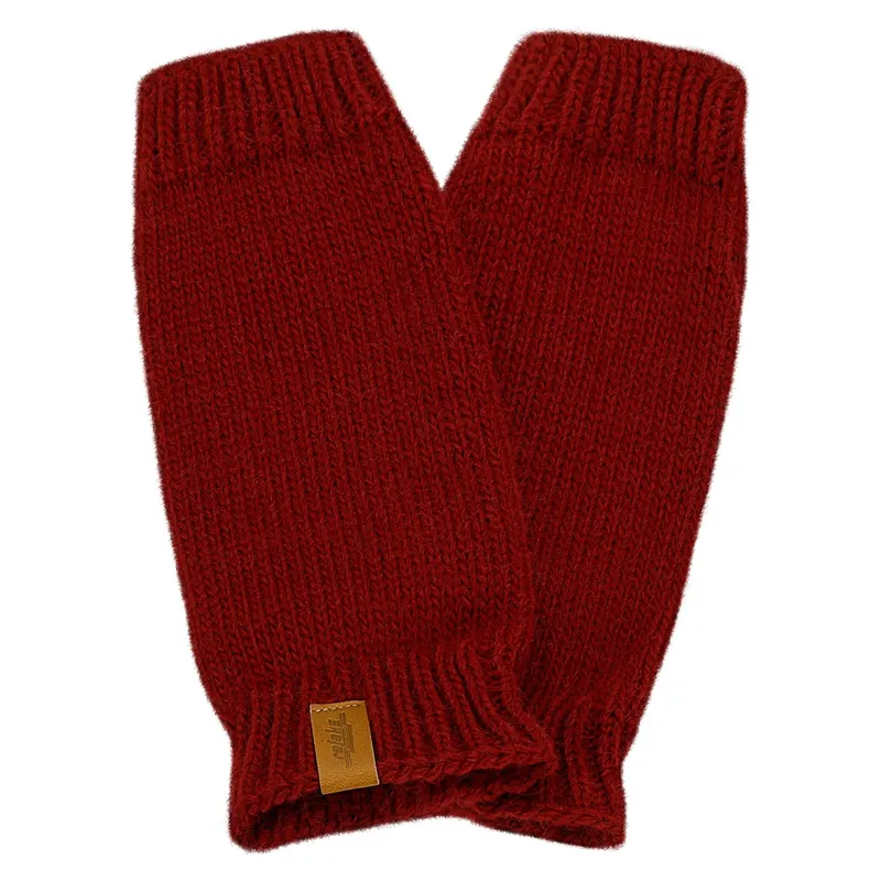 Mănuși fără degete damă RELAKS, burgundy