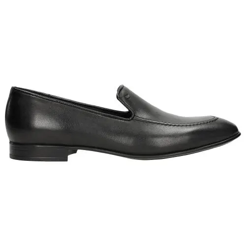 Pantofi tip loafers negri bărbarți apron oe