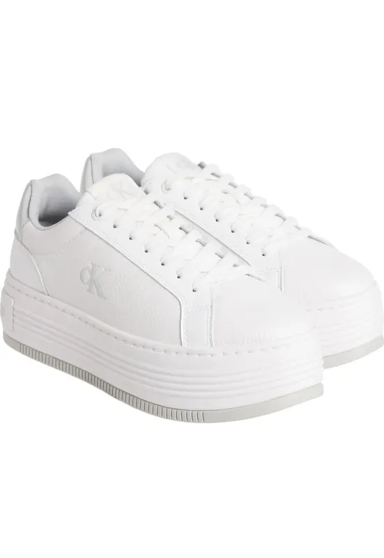 Pantofi sport - casual - piele - alb -