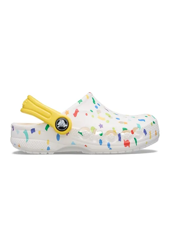 Saboti slingback cu model Baya - Alb