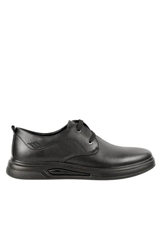 Pantofi casual - barbati - 9D3761 negru - piele naturala - Negru