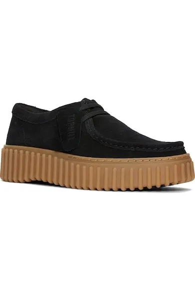 Mocasini de piele intoarsa Torhill - Negru