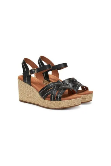Espadrile dama 26181462 - Piele naturala - Negru