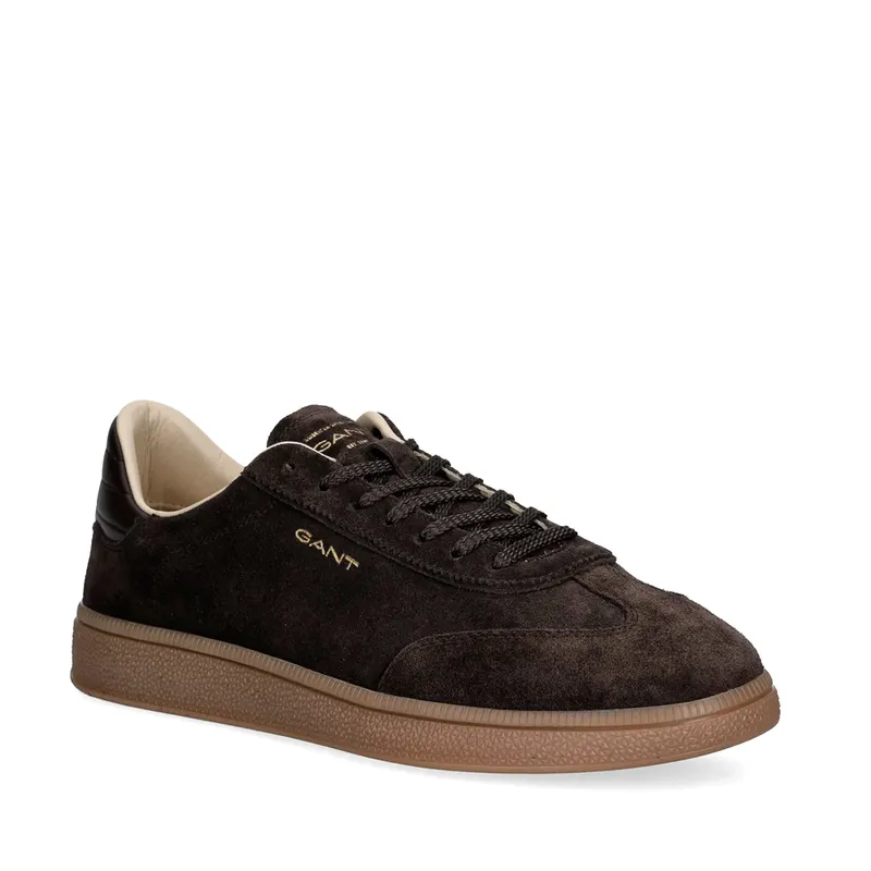 Sneakers bărbați Gant linia Cuzmo maro închis din piele întoarsă 1741BP633204VTDM — imaginea 2