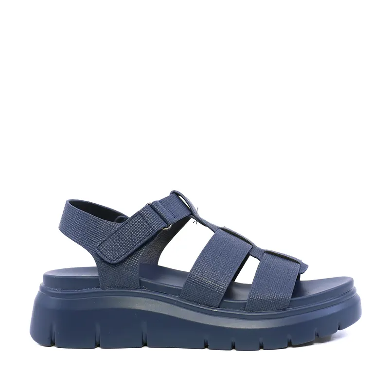 Sandale mini platformă femei Solo Donna bleumarin 2741ds8549bl
