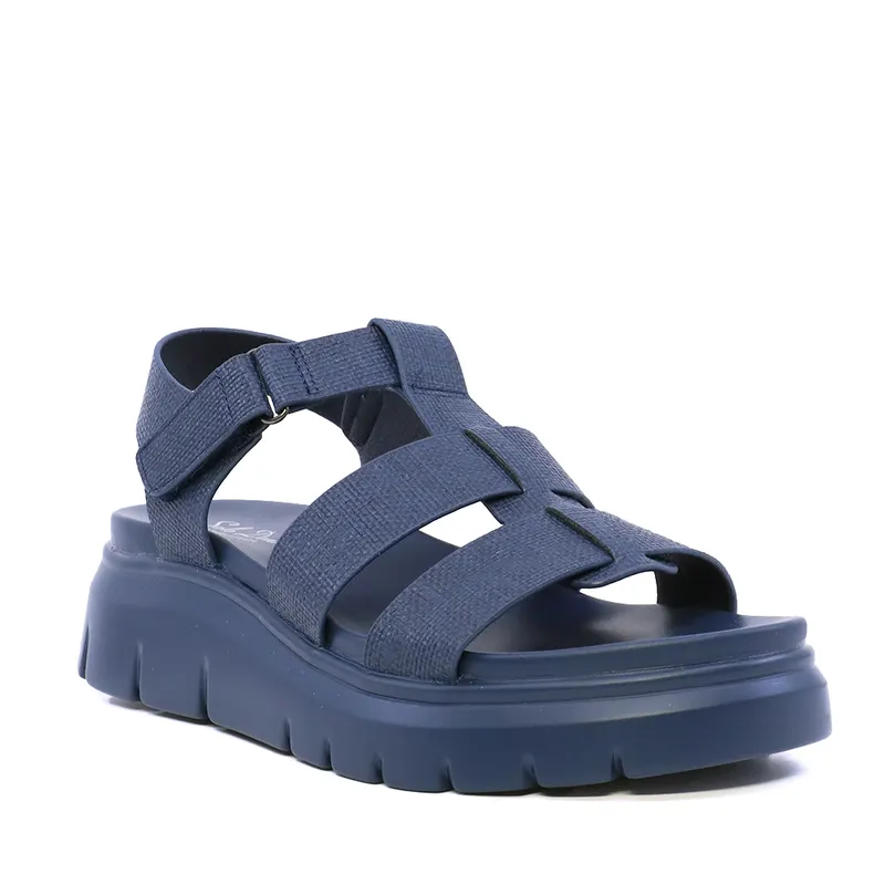 Sandale mini platformă femei Solo Donna bleumarin 2741ds8549bl — imaginea 2