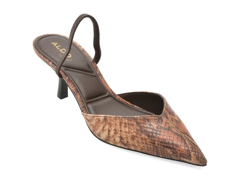 Pantofi eleganti ALDO maro, RE-OLIVIA 967, din material textil