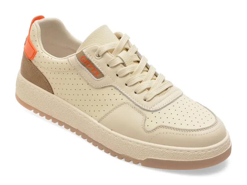Pantofi sport GRYXX bej, 59638, din piele naturala