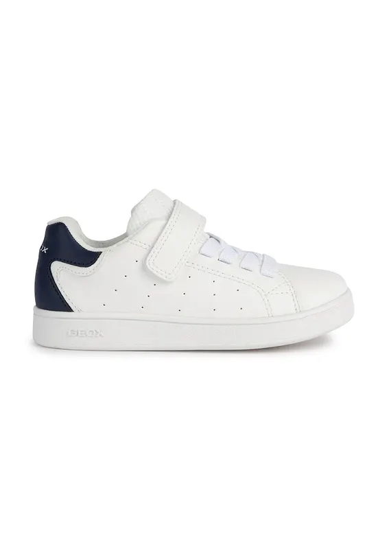 Pantofi sport cu bareta cu velcro - Alb/Bleumarin