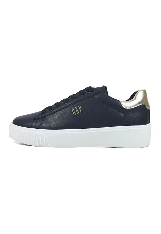 Pantofi sport de piele ecologica cu logo - Negru
