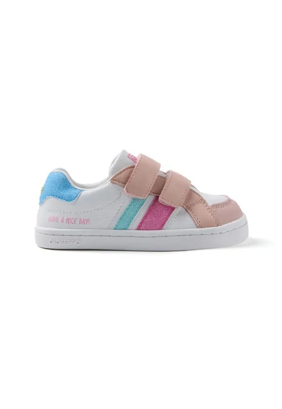 Pantofi sport de piele ecologica cu velcro Encorse8 - Multicolor