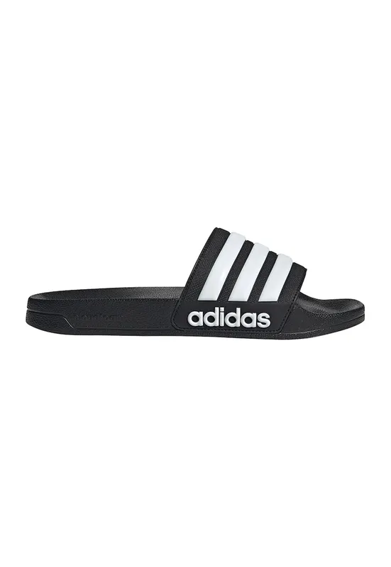 Papuci cu logo Adilette - Negru