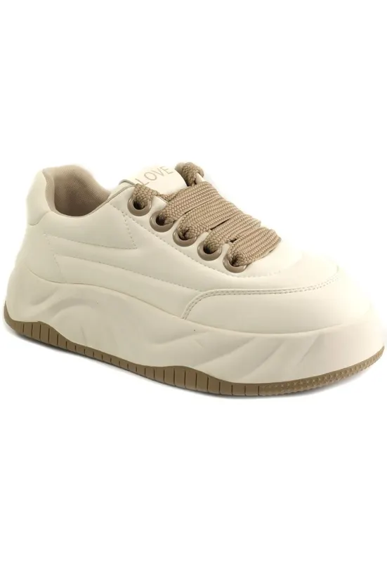 Pantofi dama sport 9927 - Alb
