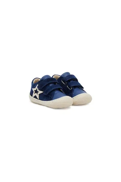Adidasi fete NATURINO KOLDE LOW VL - Piele naturala - Bleumarin