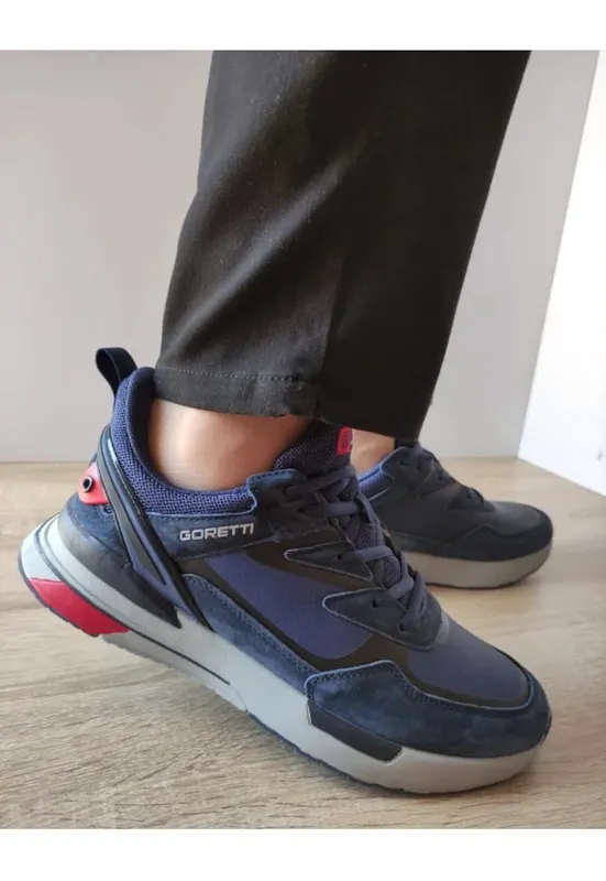 Pantofi Sport Barbati B100-Cl28002 Navy - Navy - Bleumarin