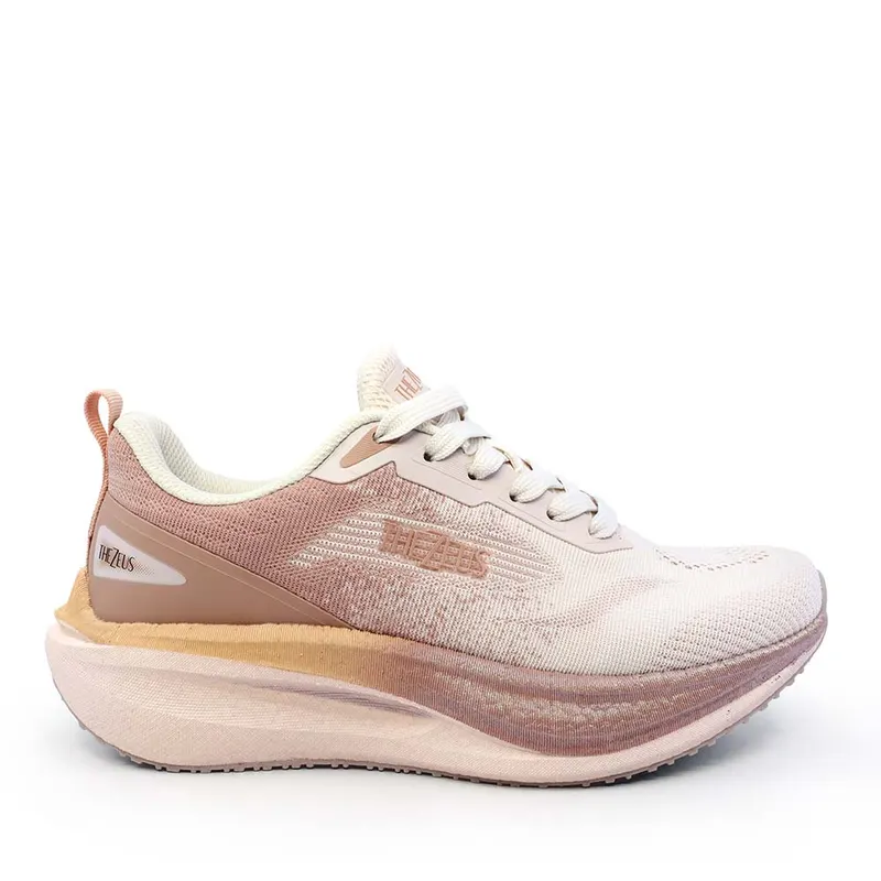 Sneakers ultraușori femei Thezeus bej din textil 3761DPS25623BE
