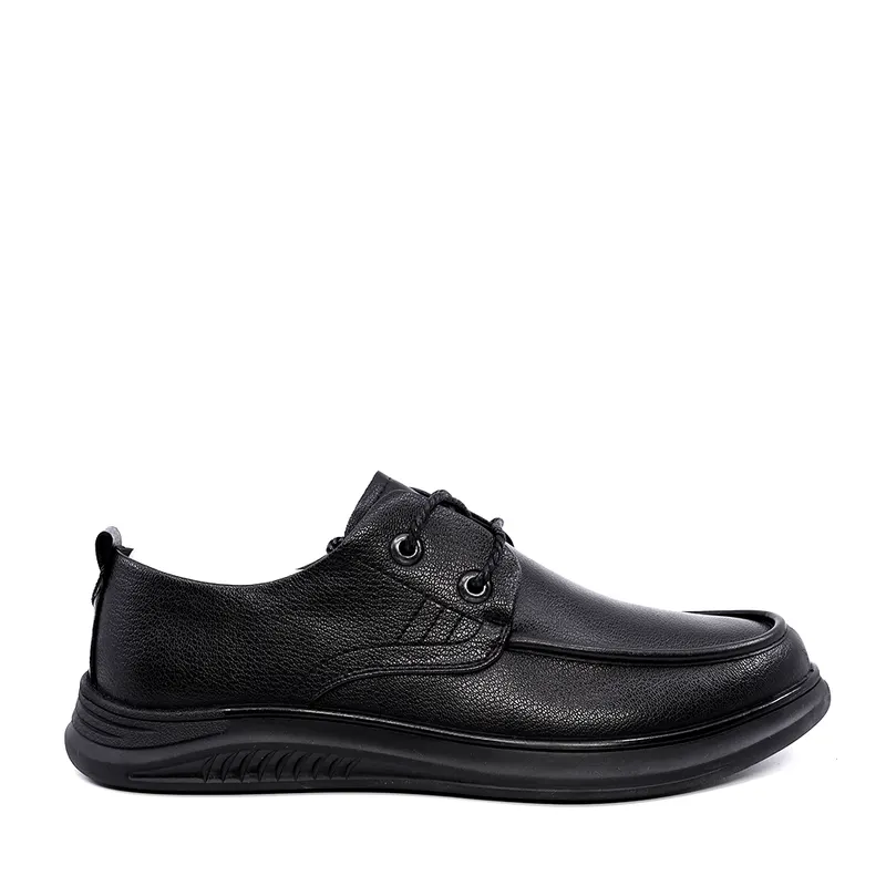 Mocasini bărbați negri din piele 3859BM029N
