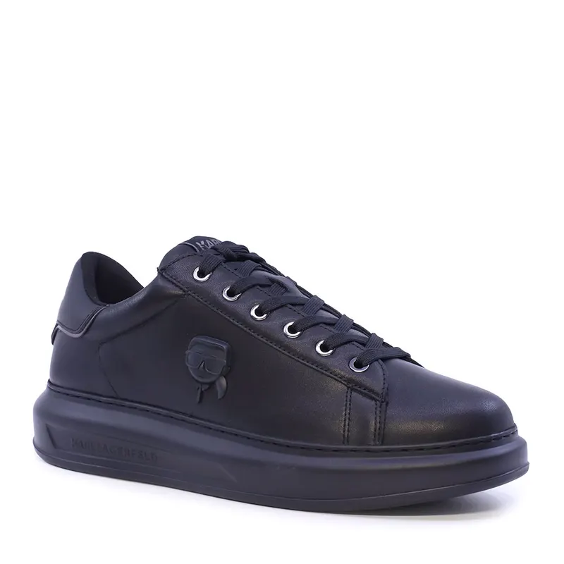 Sneakers bărbați Karl Lagerfeld Kapri Mens NFT Relief negri din piele 2052BP52570N — imaginea 2
