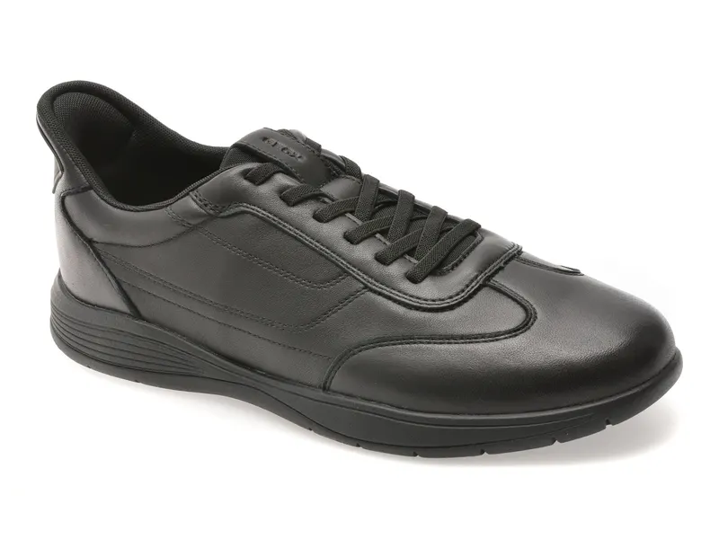 Pantofi sport GEOX negri, U65MWA, din piele naturala