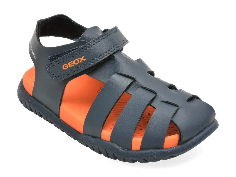 Sandale GEOX bleumarin, B556AA, din piele ecologica