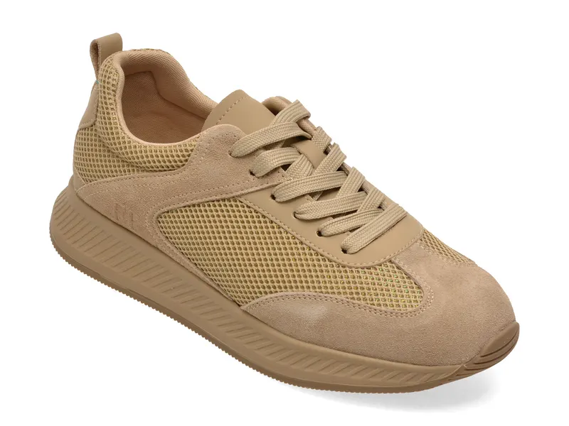 Pantofi sport FLAVIA PASSINI gri, A12525, din material textil si piele naturala