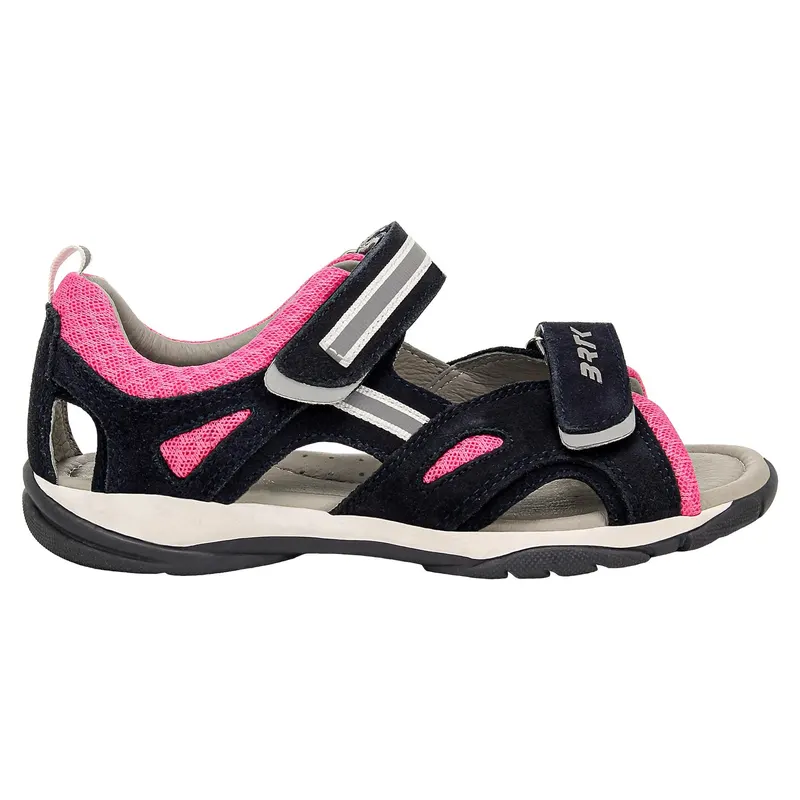 Sandale bleumarin-roz BARTEK 84414-65 cu închidere velcro