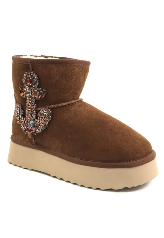Ghete dama stil UGG I251439 - Maro