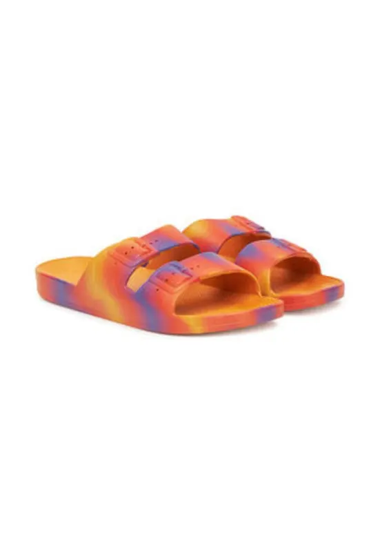 Papuci dama - multicolor - din plastic