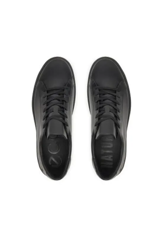 Tenisi barbati 305538161 - Piele naturala - Negru