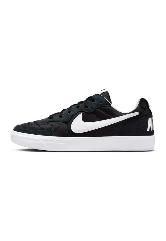 Pantofi sport de piele intoarsa cu garnituri din material textil Tiempo - Alb/Negru