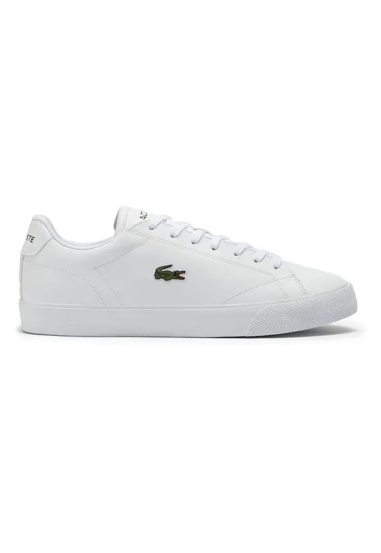 Pantofi sport din piele cu garnituri din material sintetic - Alb