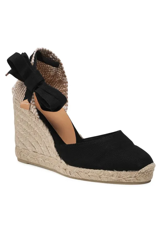 Espadrile dama 20962 - Textil - Negru