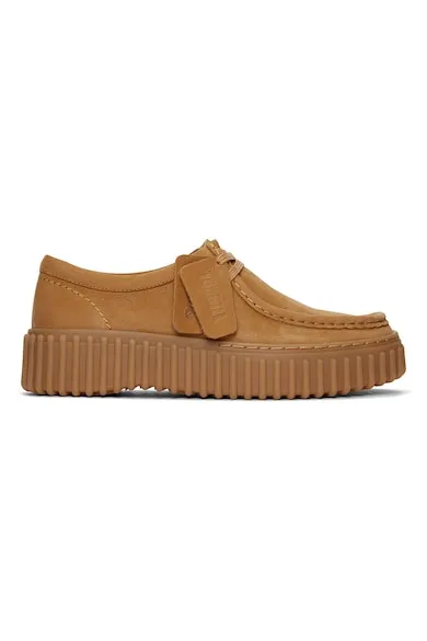 Mocasini de piele intoarsa Torhill - Maro deschis
