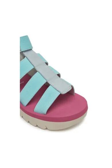 Sandale dama - YOJI198FLY - Textil - Albastru