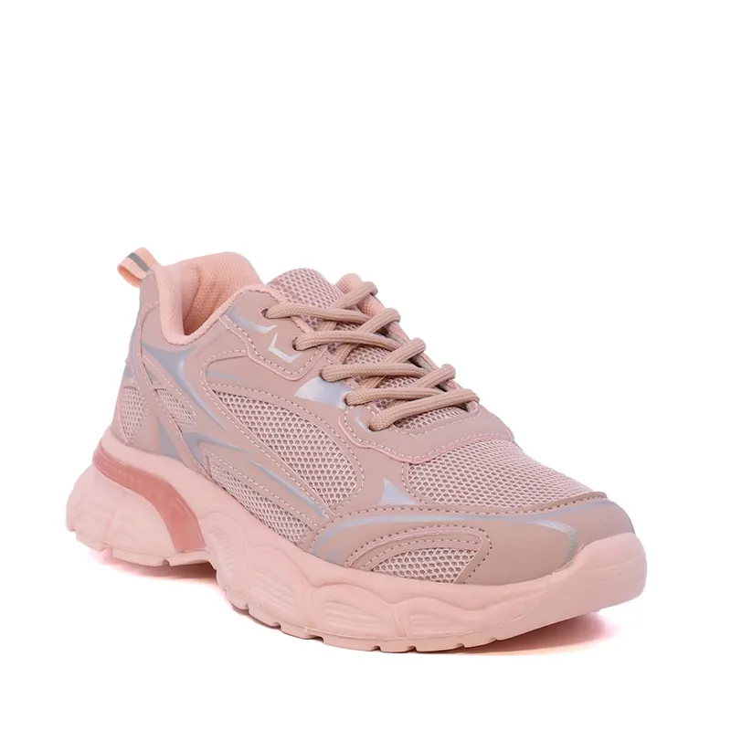 Sneakers fetițe roz 1531FP0534RO — imaginea 2