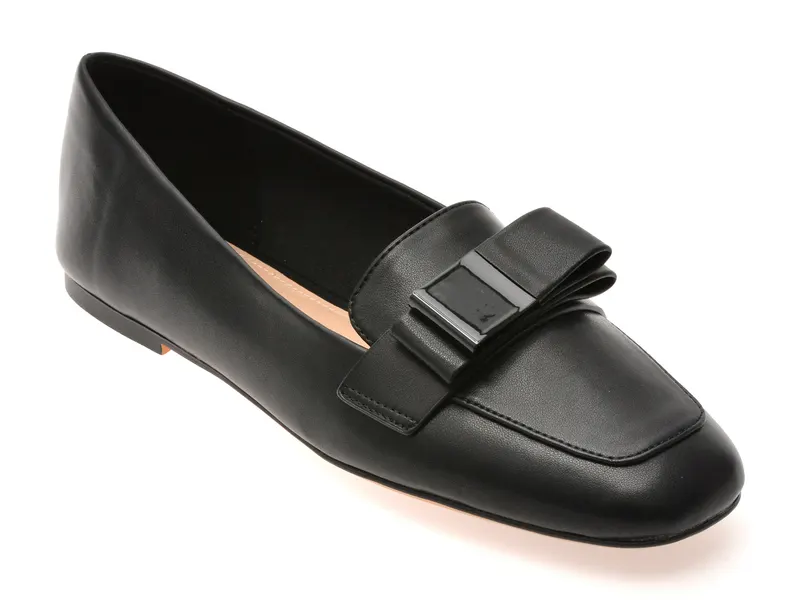 Mocasini ALDO negri, TALANANY 001, din piele ecologica