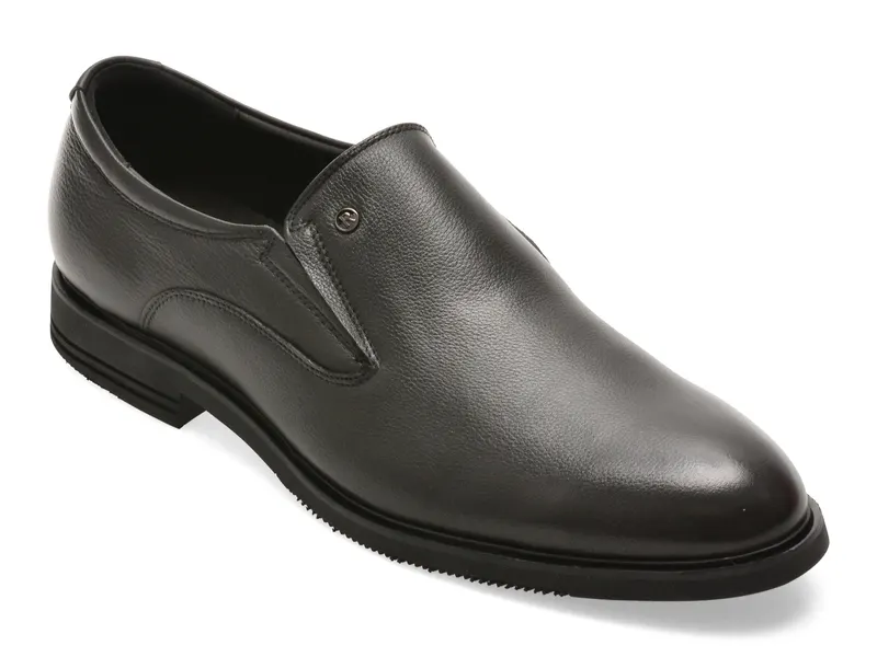 Pantofi eleganti EPICA negri, RT08A, din piele naturala