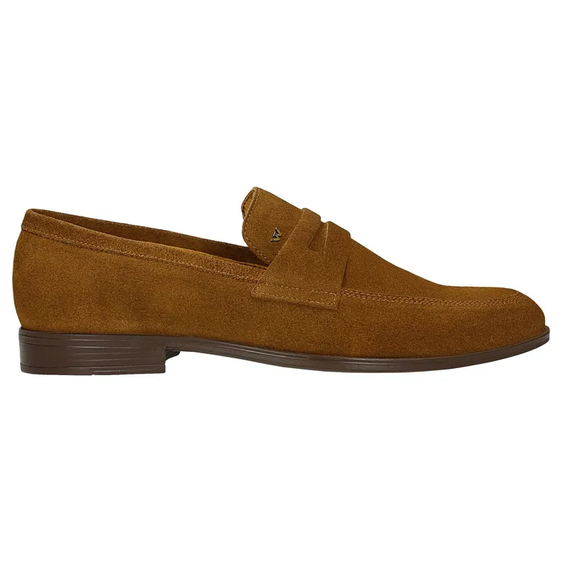Mocasini bărbați maro penny loafers