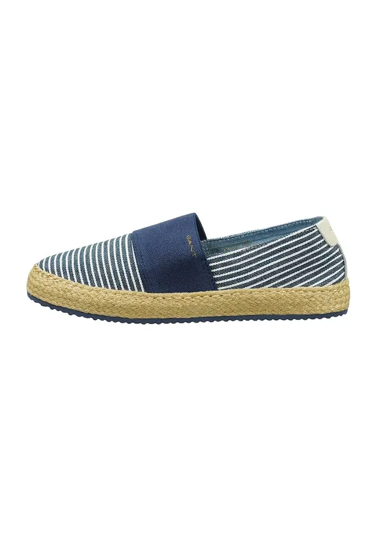 Espadrile cu dungi Raffiaville - Albastru/Crem