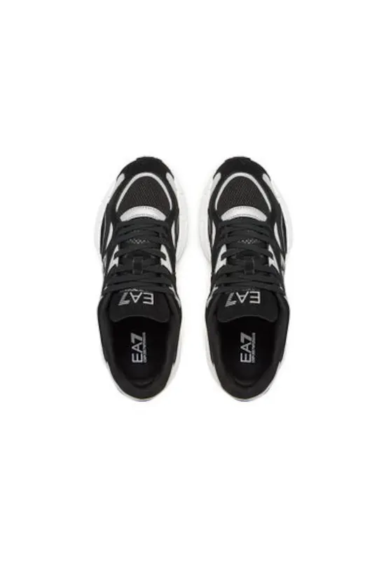 Pantofi sport barbati - X8X237 XK425 - Emporio Armani - Textil - Negru - Negru