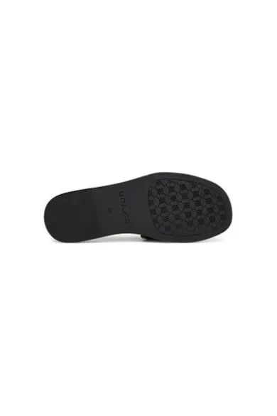 Slapi dama - CLERY_RAN - Piele naturala - Negru