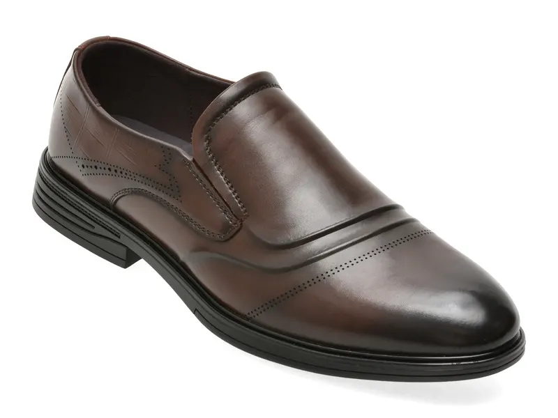 Pantofi eleganti BITE THE BULLET maro, T86191, din piele naturala
