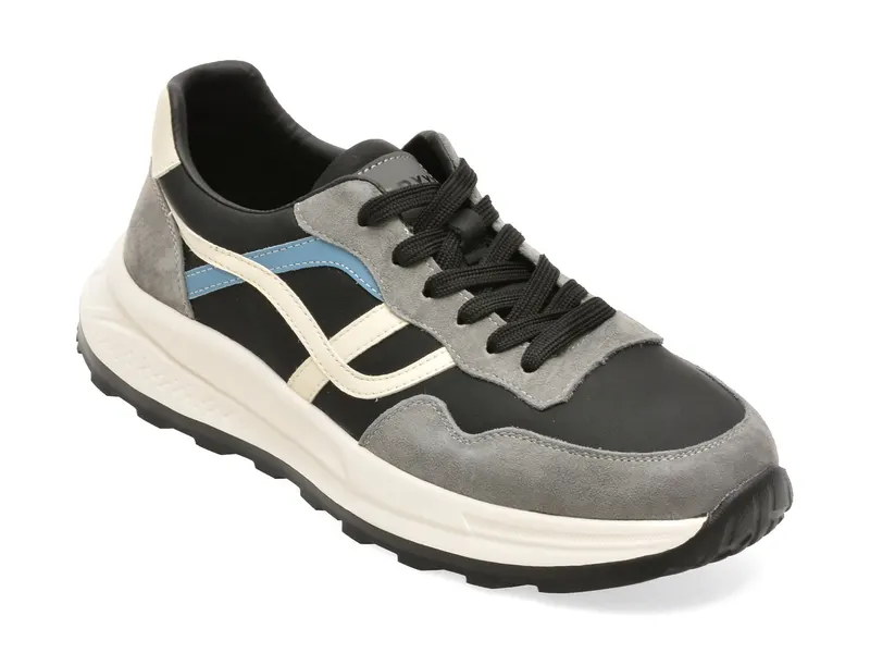Pantofi sport GRYXX negri, T61891, din piele naturala