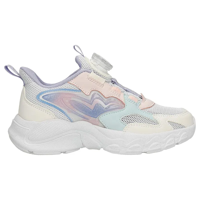 Sneakers fetițe pastelați cu închidere prin buton rotativ BARTEK 87018-17