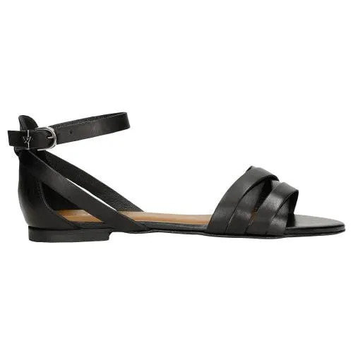 Sandale negre în stil urban damă