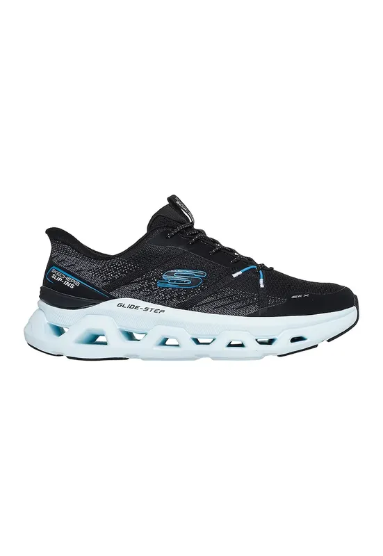 Pantofi sport slip-ins din material textil Glide-Step Altus - Aphtur - Negru/Albastru royal