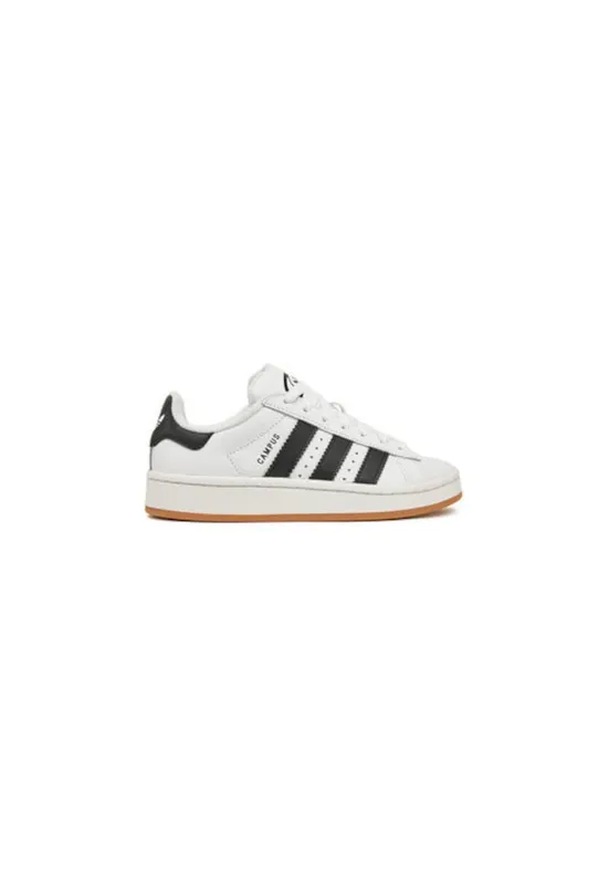 Pantofi sport de piele cu benzi cu perforatii