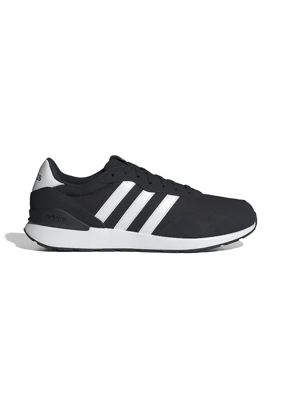 Pantofi sport Run 60s 4.0 cu insertii de piele intoarsa - Negru